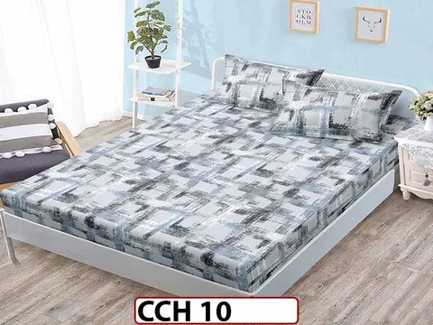 Husa de Pat din Finet + 2 Fete de Perne - Saltea 160x200 - Pat 2 Persoane - CCH 10