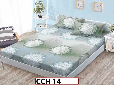 Husa de Pat din Finet + 2 Fete de Perne - Saltea 160x200 - Pat 2 Persoane - CCH 14