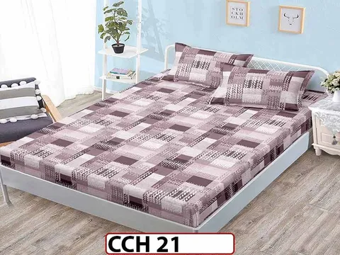 Husa de Pat din Finet + 2 Fete de Perne - Saltea 160x200 - Pat 2 Persoane - CCH 21