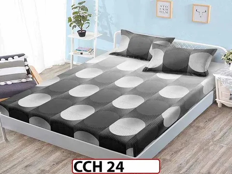 Husa de Pat din Finet + 2 Fete de Perne - Saltea 160x200 - Pat 2 Persoane - CCH 24