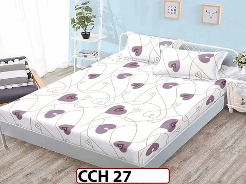 Husa de Pat din Finet + 2 Fete de Perne - Saltea 160x200 - Pat 2 Persoane - CCH 27