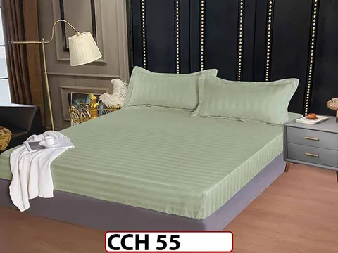 Husa de Pat din Finet + 2 Fete de Perne - Saltea 160x200 - Pat 2 Persoane - CCH 55