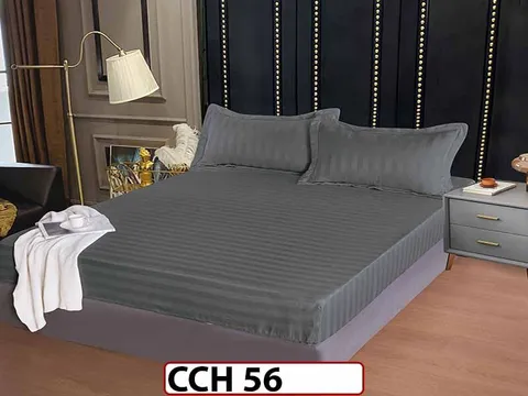 Husa de Pat din Finet + 2 Fete de Perne - Saltea 160x200 - Pat 2 Persoane - CCH 56