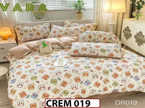 Lenjerie Creponata 1 Persoana cu 4 Piese - CREM 019