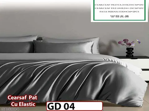 Lenjerie din Bumbac Satinat 4 Piese - GD 04
