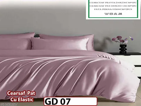 Lenjerie din Bumbac Satinat 4 Piese - GD 07