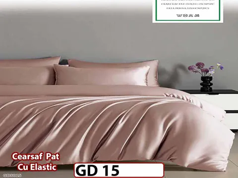 Lenjerie din Bumbac Satinat 4 Piese - GD 15