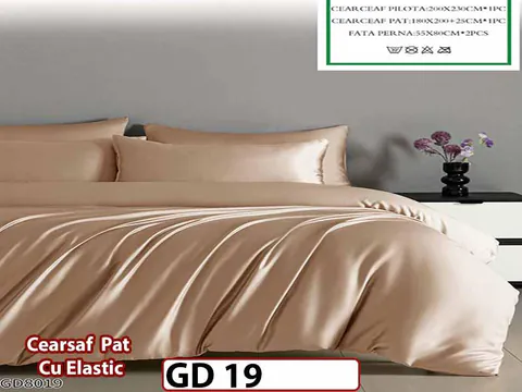 Lenjerie din Bumbac Satinat 4 Piese - GD 19