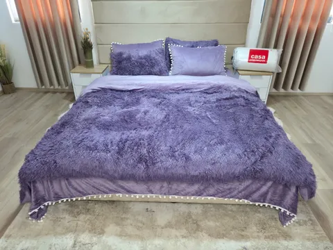 Lenjerie Cocolino Fluffy Pufoasa -Pat De 2 Persoane cu 6 piese - COF08