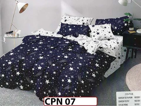 Lenjerie pat 1 PERSOANA,FINET, 4 piese - CPN 07