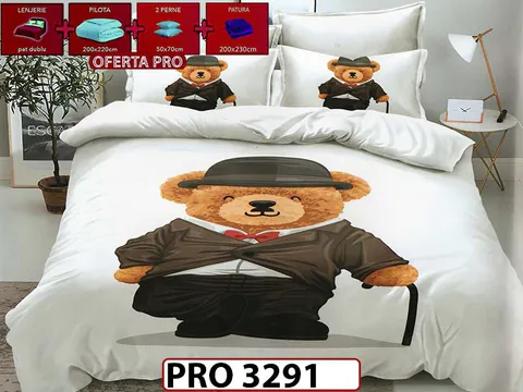 Lenjerie din finet 6 piese - PRO 3291