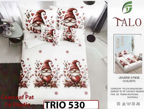 Lenjerie din finet 6 piese - TRIO530