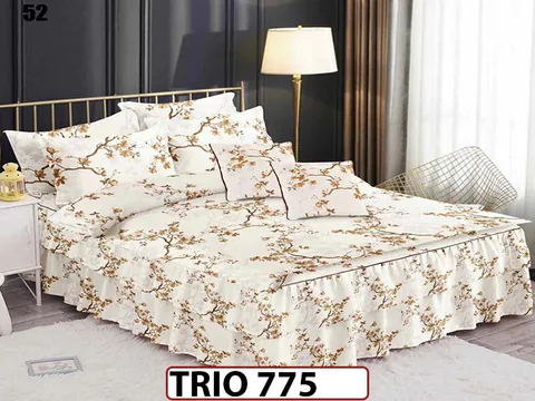 Lenjerie din finet 6 Piese Cu Volanase - TRIO 775