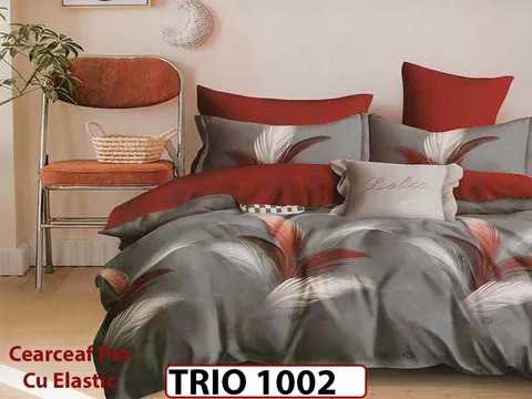 Lenjerie din finet 6 piese cu elastic - TRIO1002