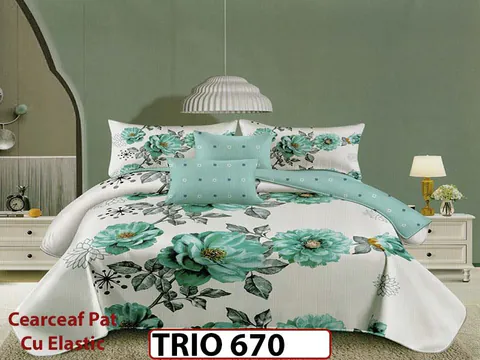 Lenjerie din finet 6 piese cu elastic - TRIO670