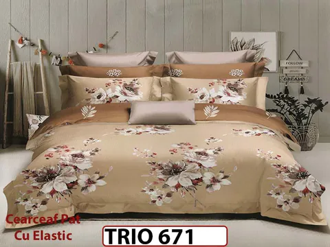 Lenjerie din finet 6 piese cu elastic - TRIO671