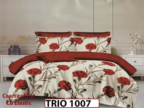 Lenjerie din finet 6 piese cu elastic - TRIO1007