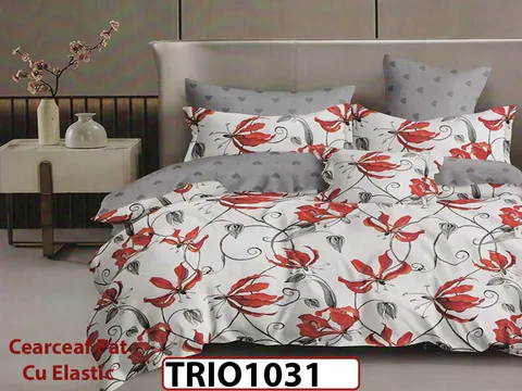 Lenjerie din finet 6 piese cu elastic - TRIO1031