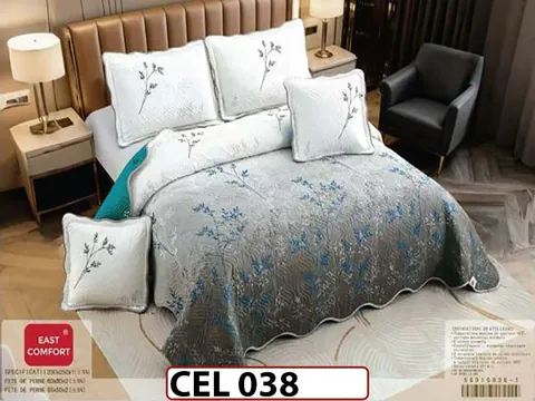 Cuvertura cu 5 piese din BUMBAC 100% - CEL038