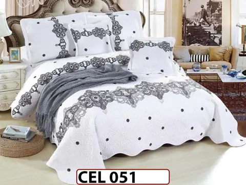 Cuvertura cu 5 piese din BUMBAC 100% - CEL051