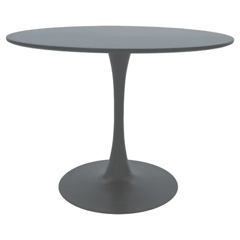 Masa Balou MDF, Gri inchis - Alb - Negru, 100x75 cm