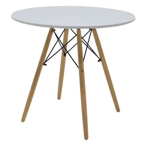 Masa living MDF, Alb, 80x80x73 cm