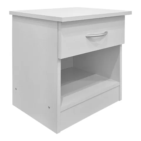 Noptieră Bedy bedside masă, alb, 40x34x42 cm