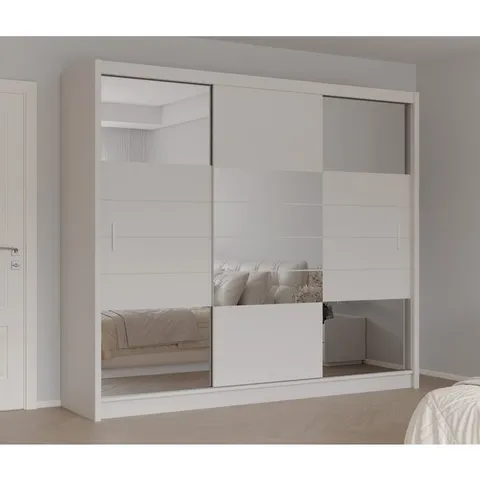 Dulap Aruba 2, design rafinat, structură durabilă, compartimentare optimizată, feronerie premium, 250x65x210 cm, casmir