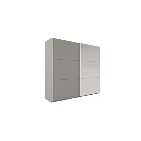 Dulap Vigo PAL Melaminat, Usi Glisante, 200x65x215 cm Platinium