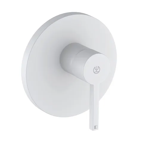 Baterie duș, Kludi, Nova Fonte Puristic, alb mat, 206555315