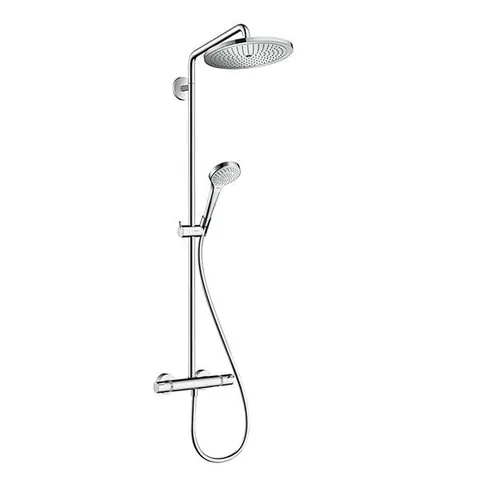 Coloana dus cu baterie si termostat Hansgrohe, Croma Select S 280, 1 jet, crom