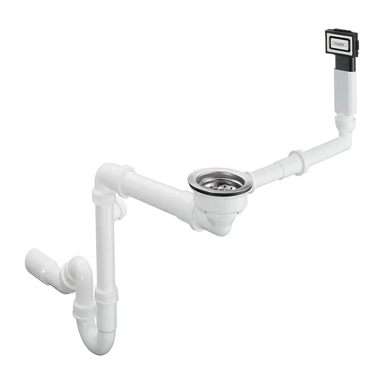 Set sifon manual pentru chiuveta, Hansgrohe, D16-10, pentru chiuvetele din granit