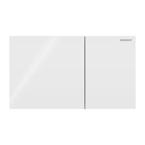 Clapetă de acționare, Geberit, Sigma70, alb