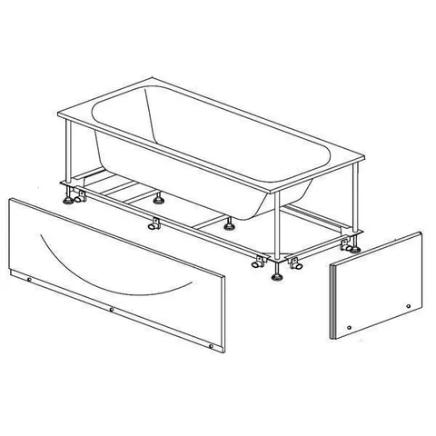 Panou si structura pentru cazile Kolpasan 140 x 70