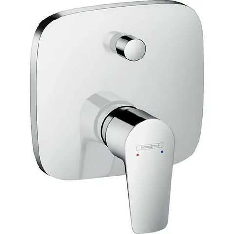 Baterie cada dus, Hansgrohe, Talis Select E, cu diverter, crom