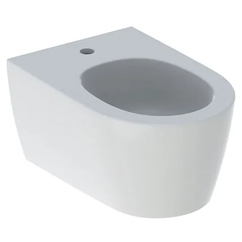 Bideu suspendat dreptunghiular alb Geberit, One