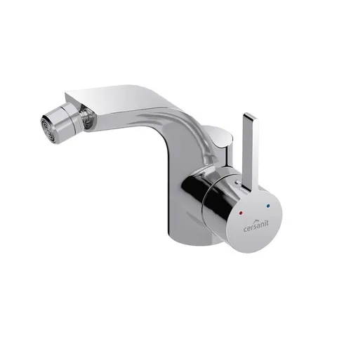 Baterie bideu cu ventil inclus Cersanit Luvio, crom lucios