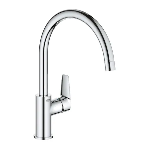 Baterie chiuveta bucatarie crom Grohe BauEdge New