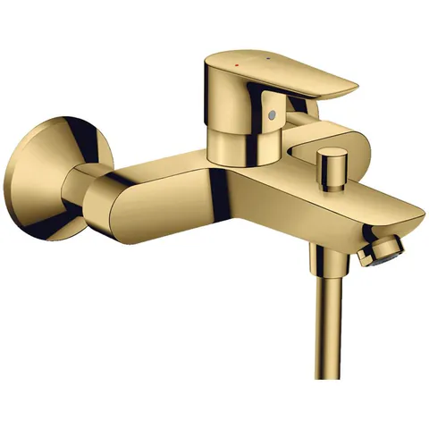 Baterie cada sau dus auriu lucios Hansgrohe, Talis Select E