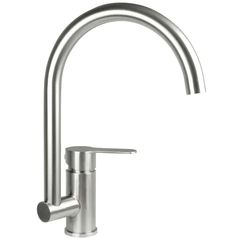 Baterie chiuveta bucatarie crom Deante Lupo