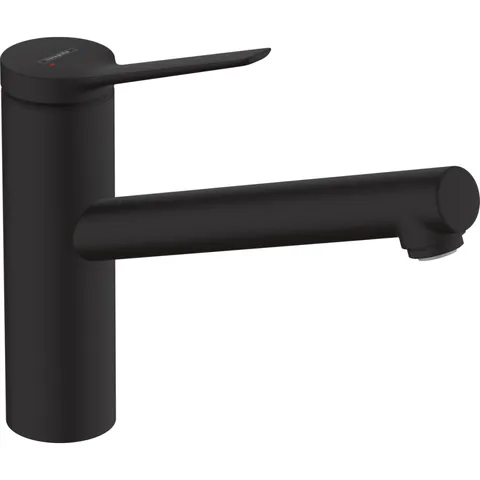 Baterie chiuveta bucatarie negru mat, monocomanda Hansgrohe Zesis M33 74802670
