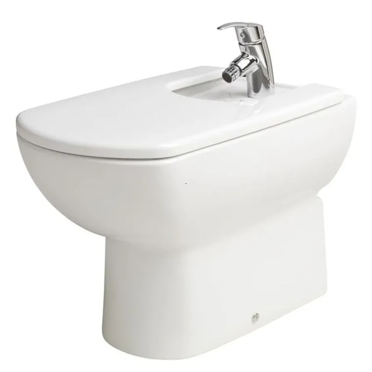 Bideu stativ back to wall Gala Smart, alb