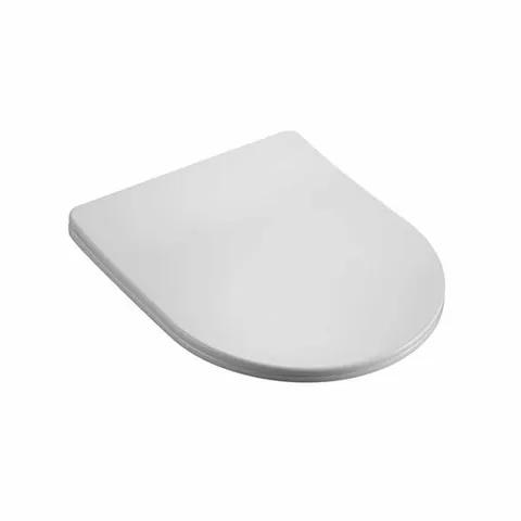 Capac vas wc cu capac quick release si soft close, alb, Fluminia, Clementina