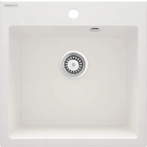 Chiuveta bucatarie compozit alb mat Deante Evora