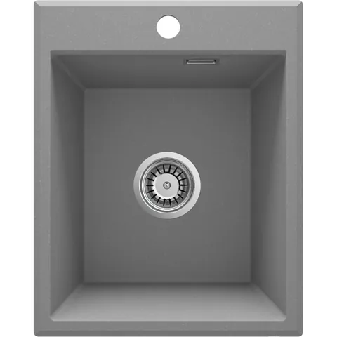 Chiuveta bucatarie compozit fara picurator gri mat Deante Eridan
