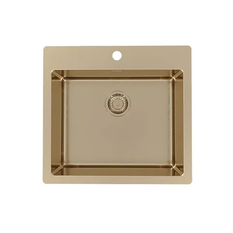 Chiuveta bucatarie inox culoare bronz Alveus Pure 70