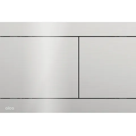 Clapeta actionare rezervor wc, otel inoxidabil nichel lucios Alcadrain FUN-N-P