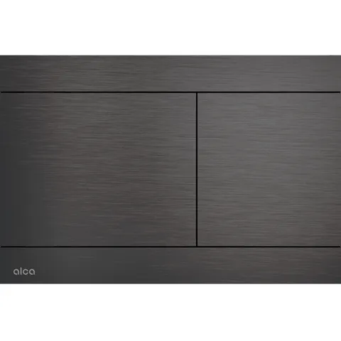 Clapeta actionare rezervor wc, otel inoxidabil gun metal mat periat Alcadrain FUN-GM-B