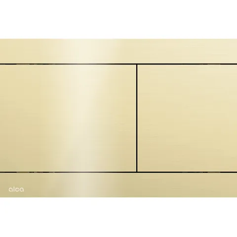 Clapeta actionare rezervor wc, otel inoxidabil auriu lucios Alcadrain FUN-G-P