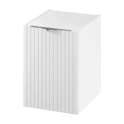 Dulap baie suspendat cu usa, 40 cm, alb mat, MDF, Cersanit Tirso